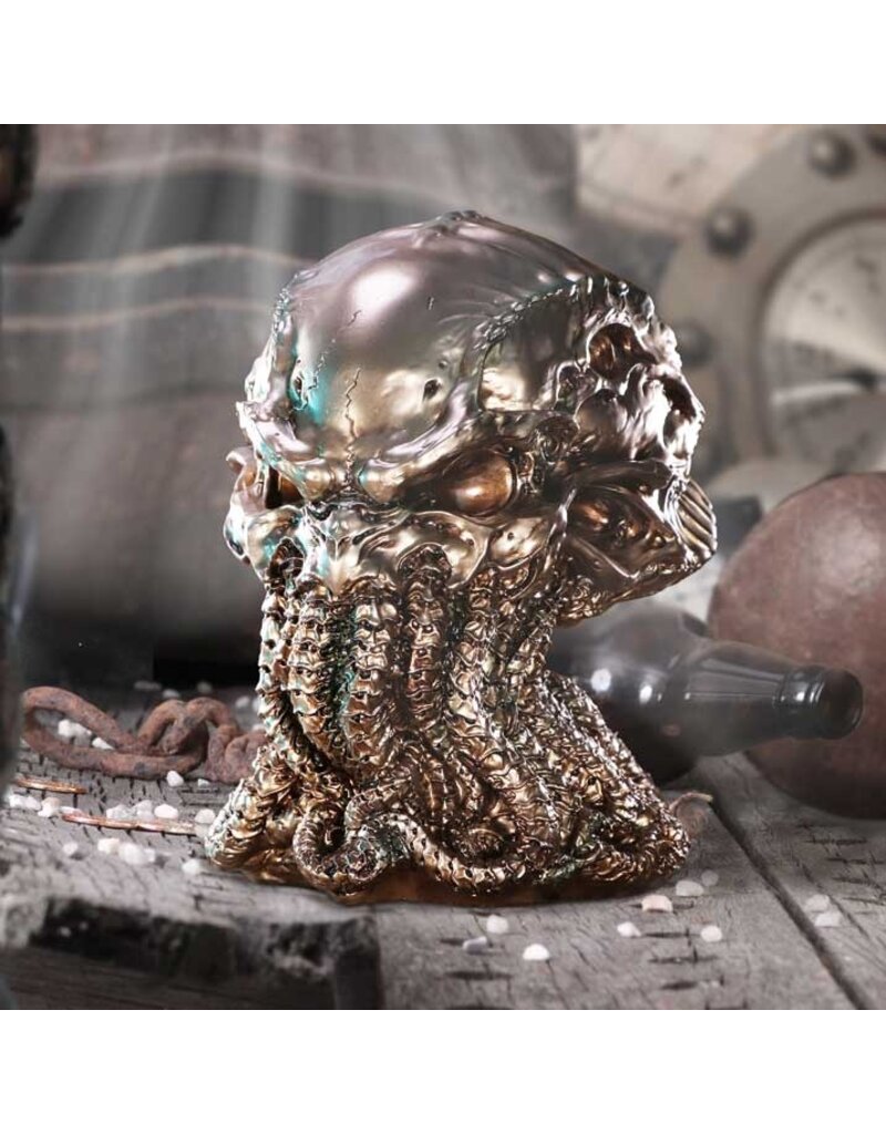 Cthulhu Skull Bronze  (JR) 20cm ( K5*)