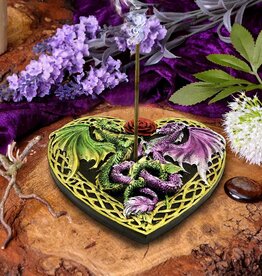 Dragon Love Incense Burner 14cm (G3)