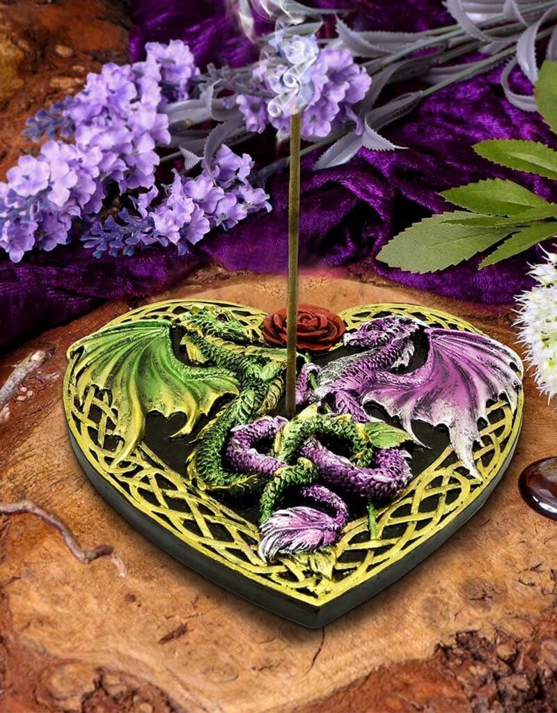 Dragon Love Incense Burner 14cm (G3)