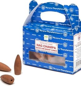 Satya Backflow Incense Cone - Nag Champa