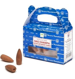 Satya Backflow Incense Cone - Nag Champa
