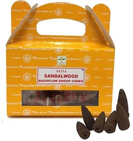 Satya Backflow Incense Cone - Sandalwood