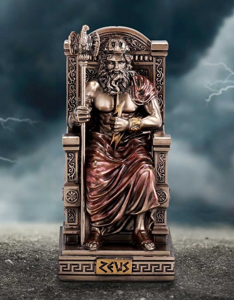 Veronese Design Zeus God of the Sky (Mini) 8.5cm