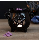 Pentagram Ceramic Cauldron Oil Burner