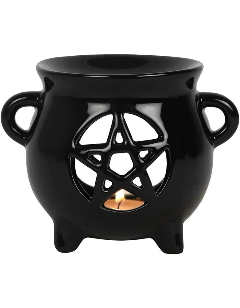 Pentagram Ceramic Cauldron Oil Burner