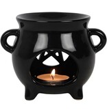 Pentagram Ceramic Cauldron Oil Burner