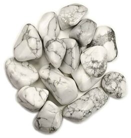 ** White Howlite - Large Gemstone Tumbled