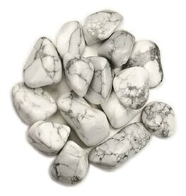 ** White Howlite - Large Gemstone Tumbled