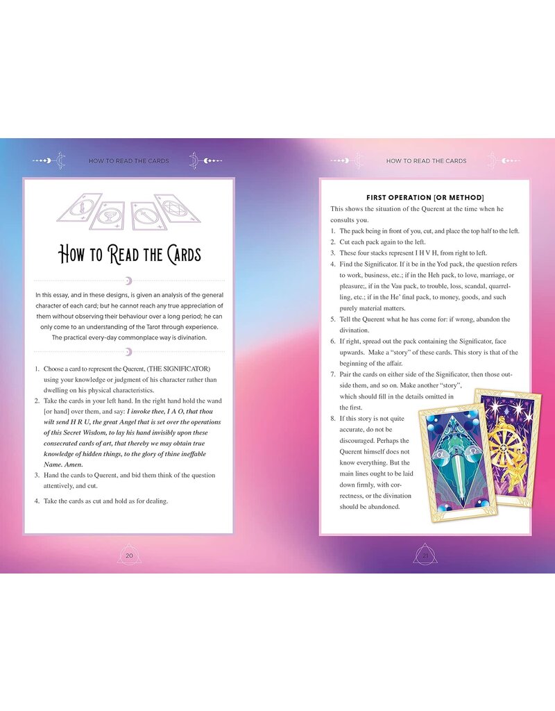 Aleister Crowley Tarot Book & Card Deck