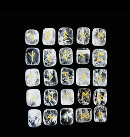 Clear Quartz - Rune Set