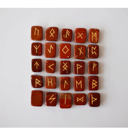 Red Jasper - Rune Set