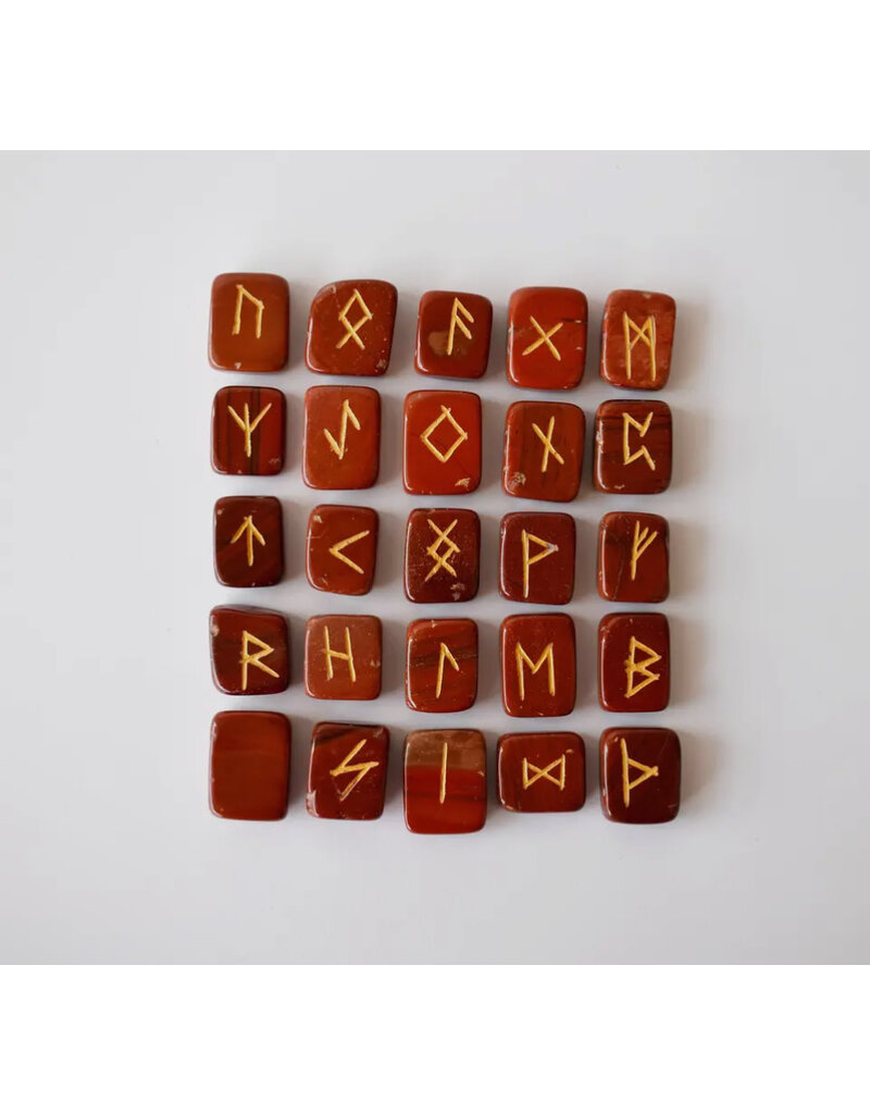 Red Jasper - Rune Set