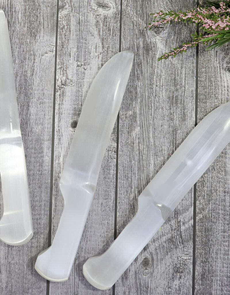 Selenite Crystal Athame