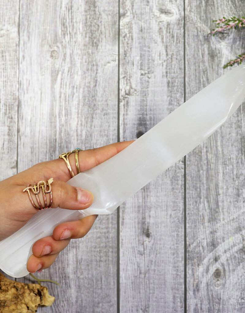 Selenite Crystal Athame