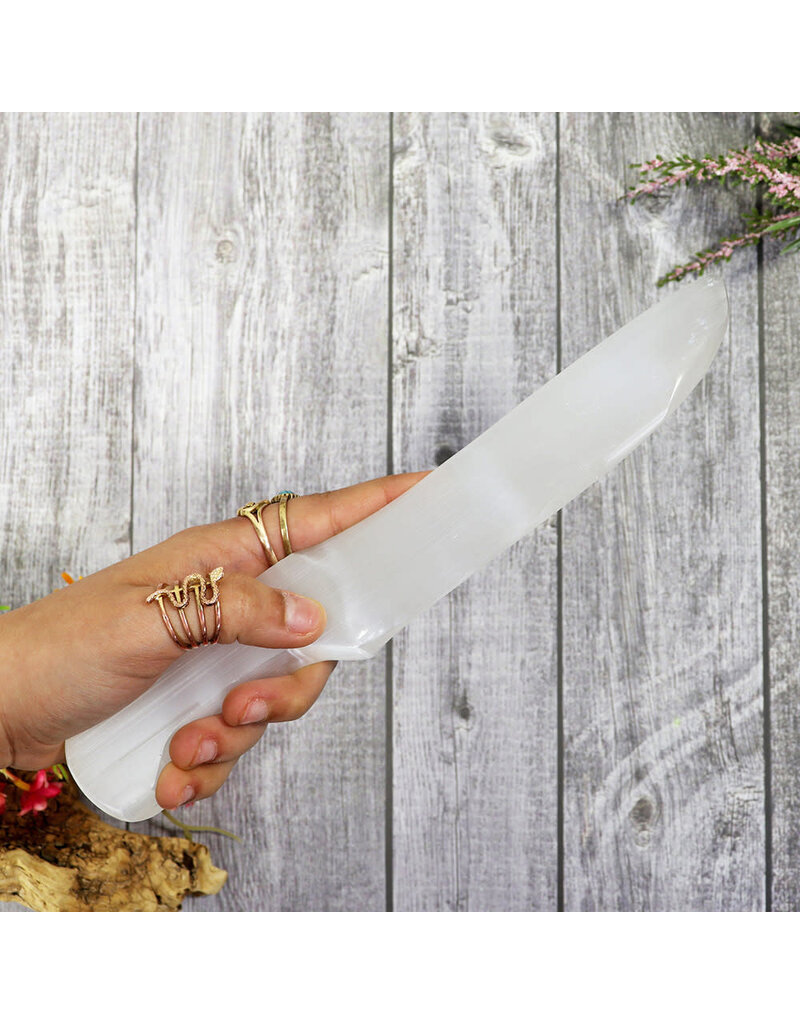 Selenite Crystal Athame
