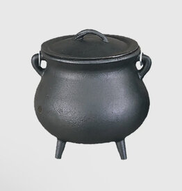 Plain Cast Iron Cauldron 7 inch