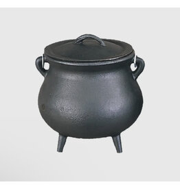 Plain Cast Iron Cauldron 7 inch