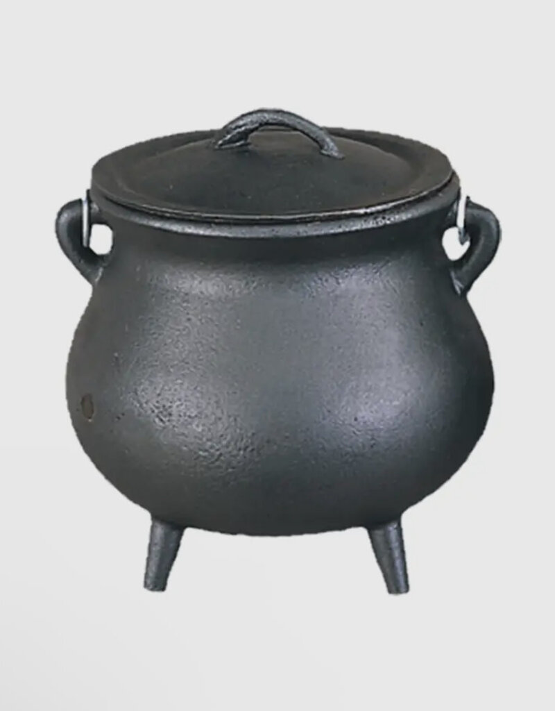 Plain Cast Iron Cauldron 7 inch