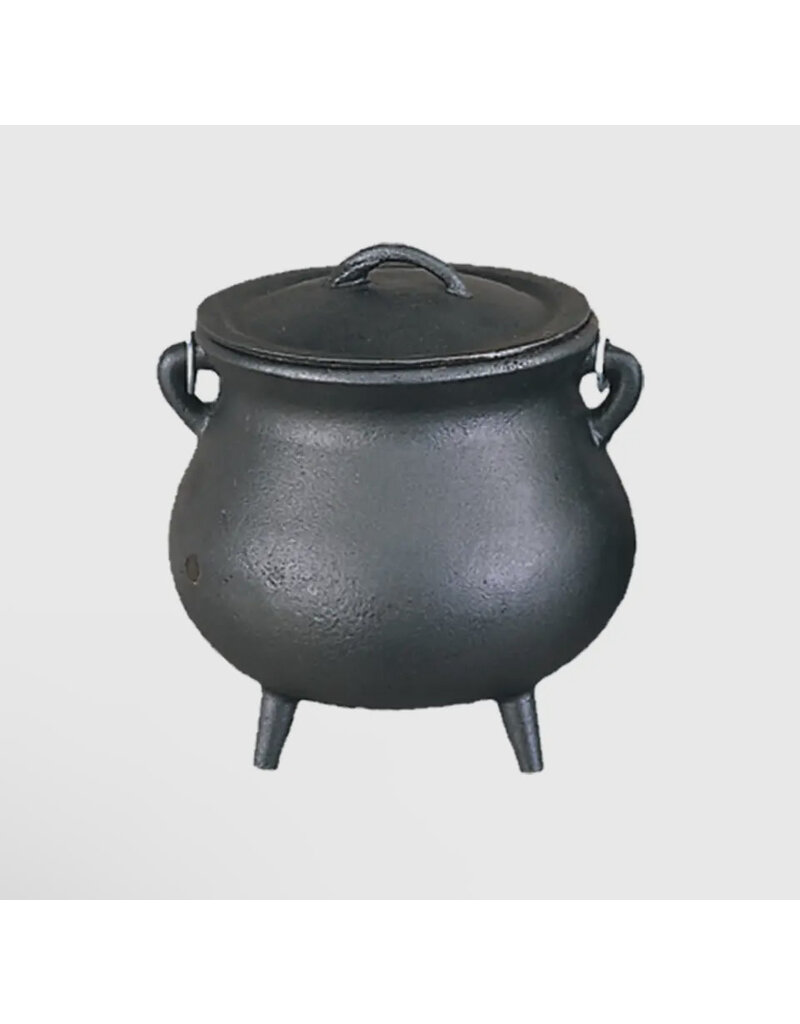 Plain Cast Iron Cauldron 7 inch