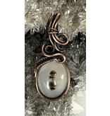 Dendritic Agate Wire Wrapped Pendant
