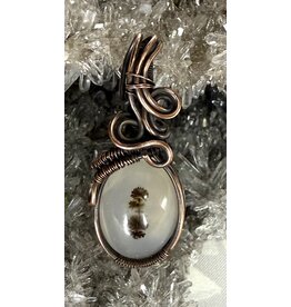 Dendritic Agate Wire Wrapped Pendant