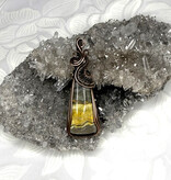 Bumblebee Jasper Wire Wrapped Pendant