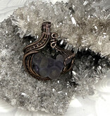 Grape Agate Wire Wrapped Pendant