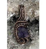 Grape Agate Wire Wrapped Pendant