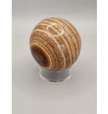Aragonite Jasper Sphere - 129g