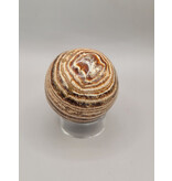 Aragonite - Banded Jasper Sphere ABJS2