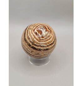 Aragonite - Banded Jasper Sphere ABJS2