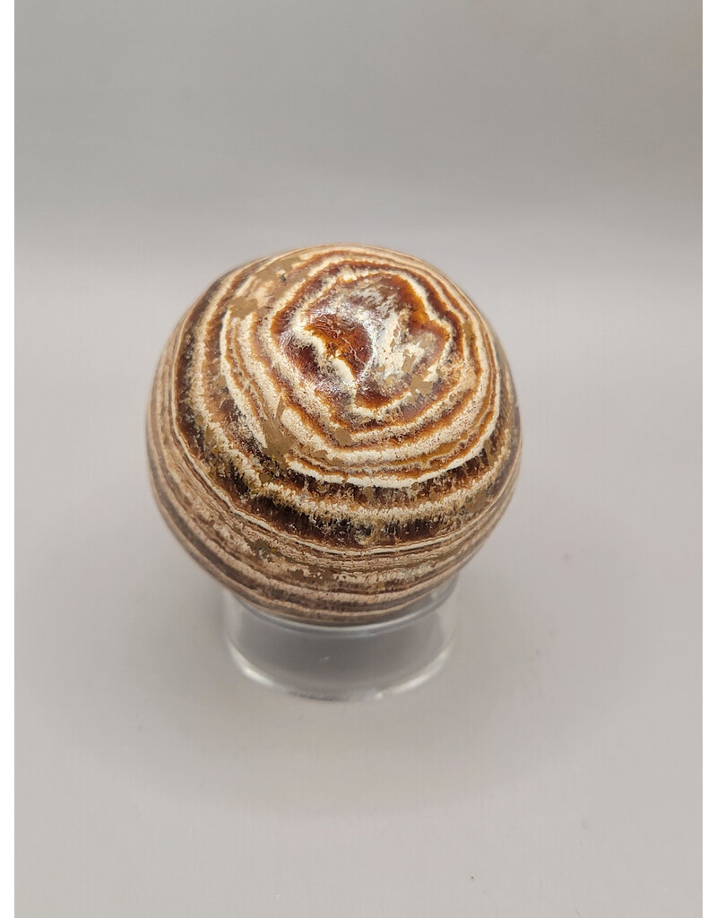 Aragonite - Banded Jasper Sphere ABJS2