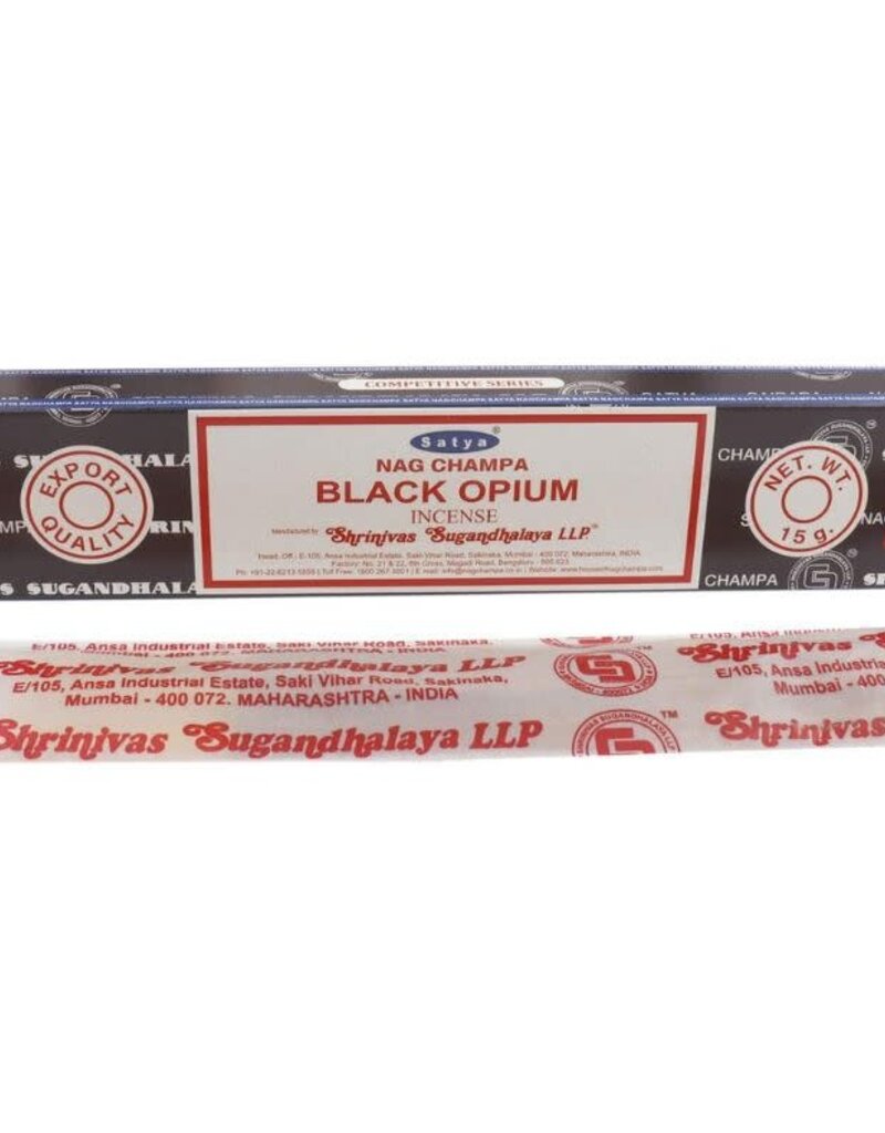 Satya Black Opium Stick Incense 15 gr