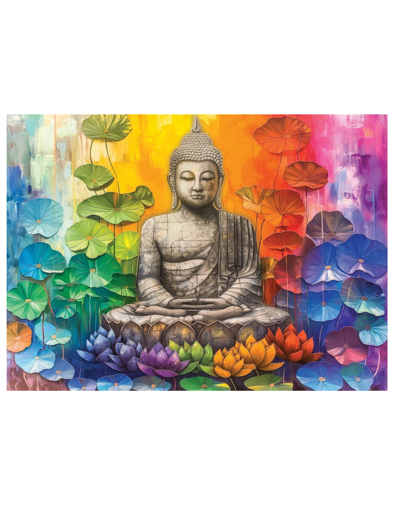 Colorful Buddha - 1000 Piece Puzzle