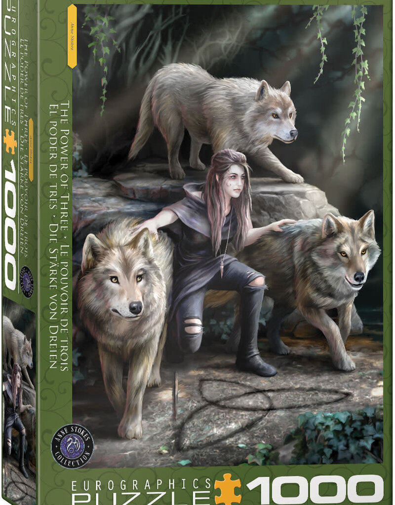 Anne Stokes The Power of Three - 1000 Piece Puzzle (Anne Stokes)