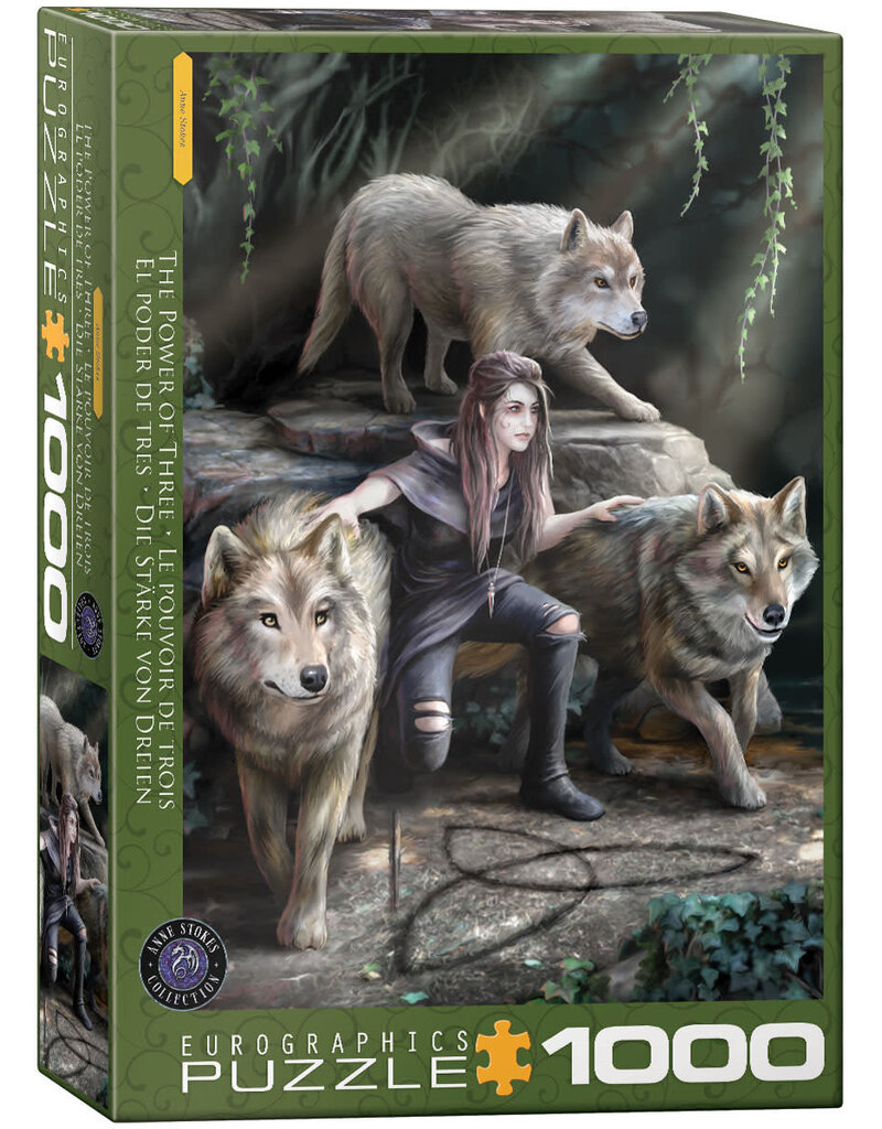 Anne Stokes The Power of Three - 1000 Piece Puzzle (Anne Stokes)