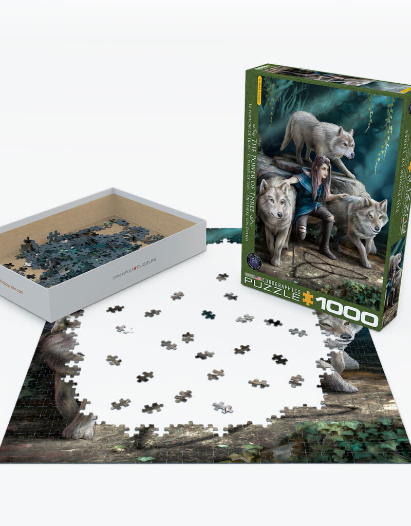 Anne Stokes The Power of Three - 1000 Piece Puzzle (Anne Stokes)