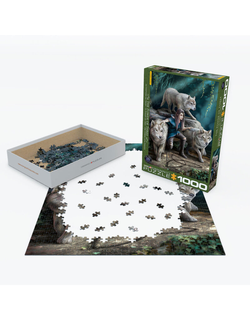 Anne Stokes The Power of Three - 1000 Piece Puzzle (Anne Stokes)