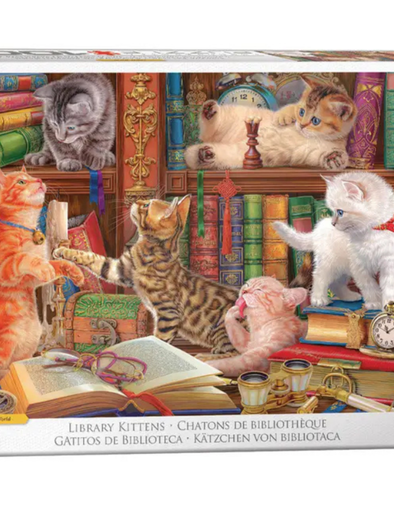 Library Kittens - 1000 Piece Puzzle