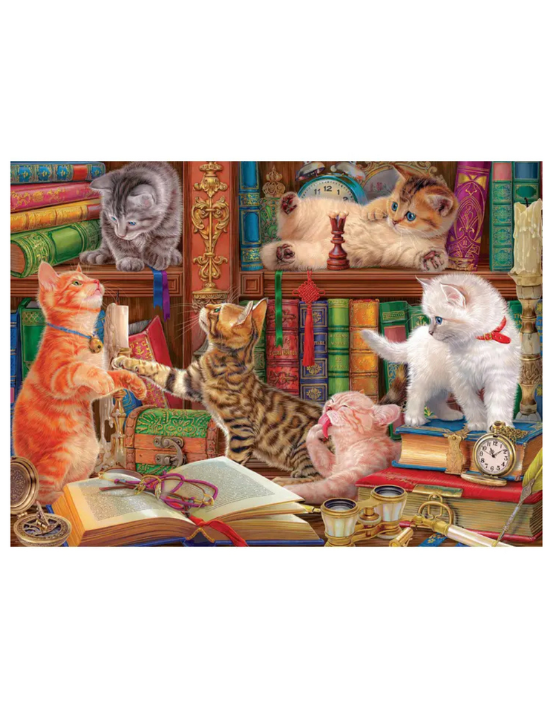 Library Kittens - 1000 Piece Puzzle