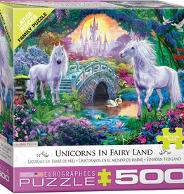 Unicorns in Fairy Land - 500 Piece Puzzle