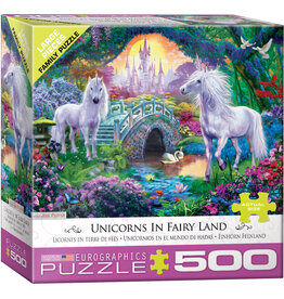 Unicorns in Fairy Land - 500 Piece Puzzle
