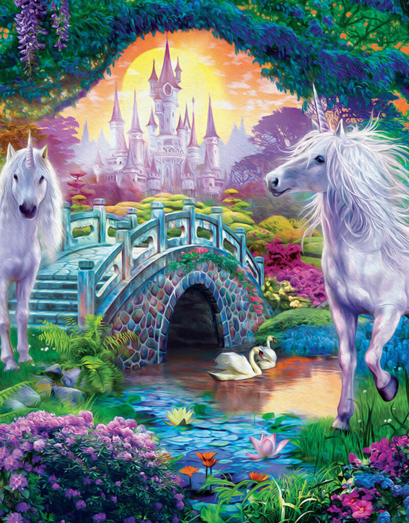 Unicorns in Fairy Land - 500 Piece Puzzle