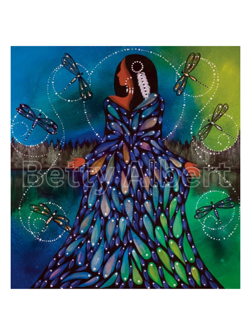 Transformation II Art Print By Artist Betty Albert (12"x12")