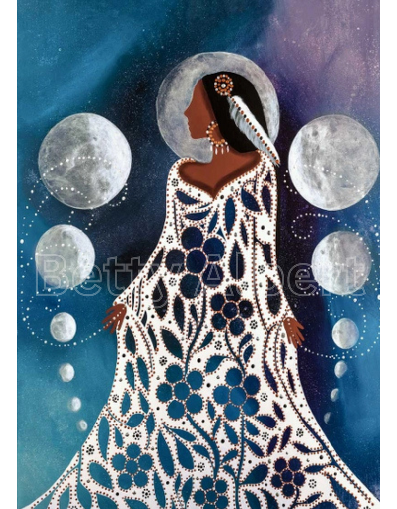 Thirteen Grandmother  Art Print By Artist Betty Albert (12"x18")