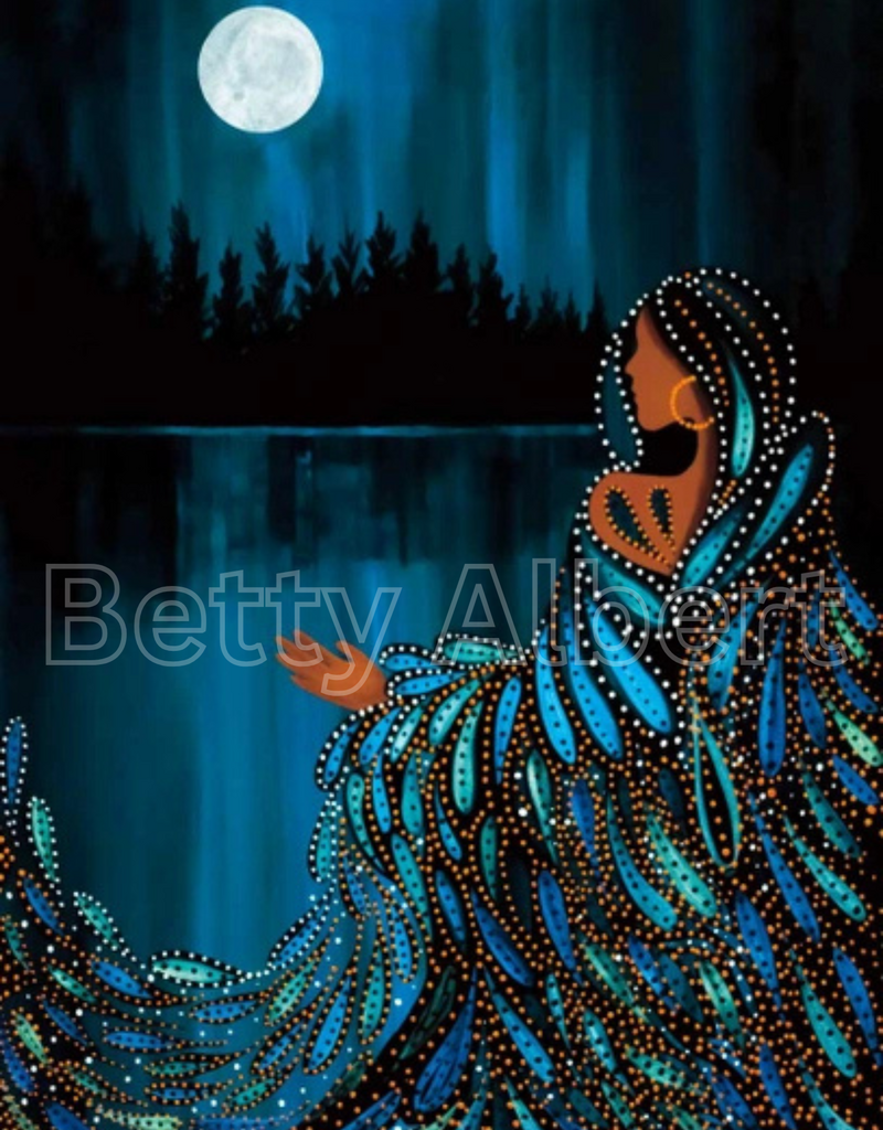Spirit of the North Art Print By Artist Betty Albert (12"x18")