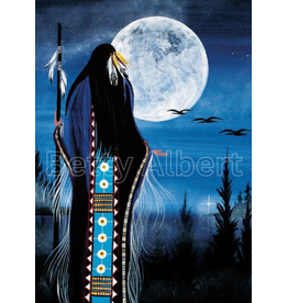 Evening Star Woman Art Print By Artist Betty Albert (12"x18")