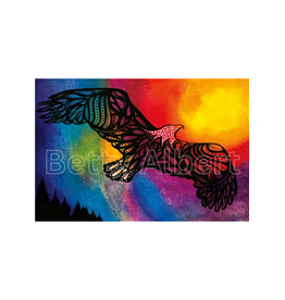 Eagle Medicine Art Print By Artist Betty Albert (18"x12")