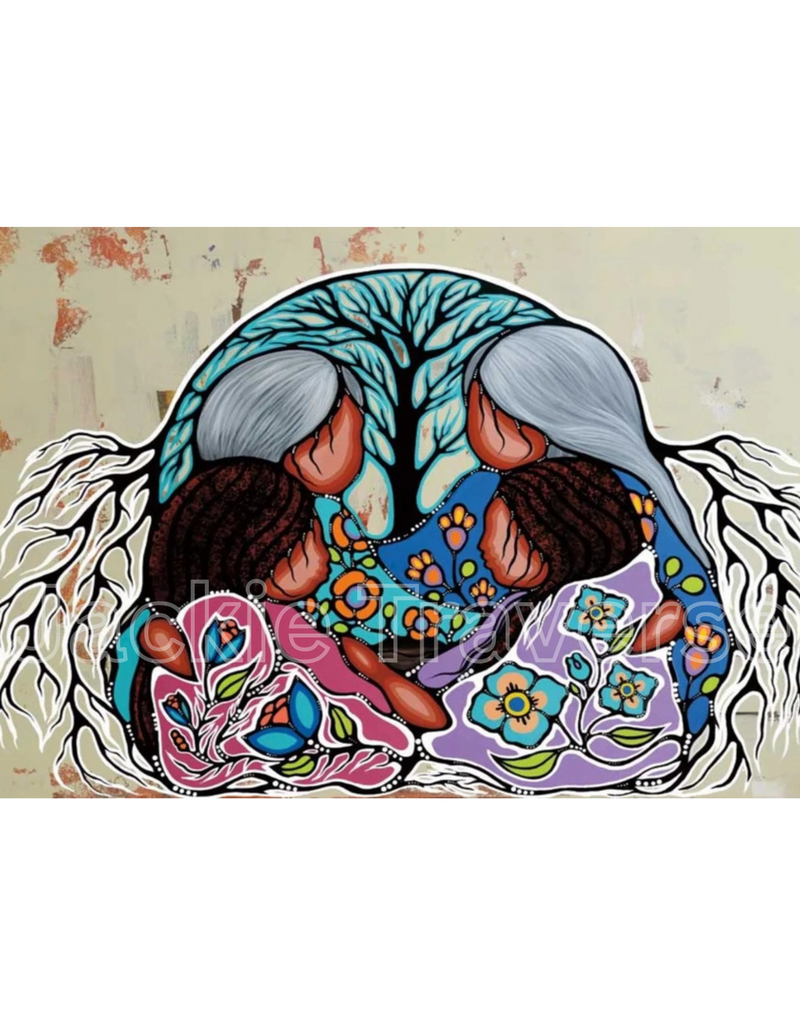 Tree of Knowledge Art Print By Artist Jackie Traverse (18"x12")