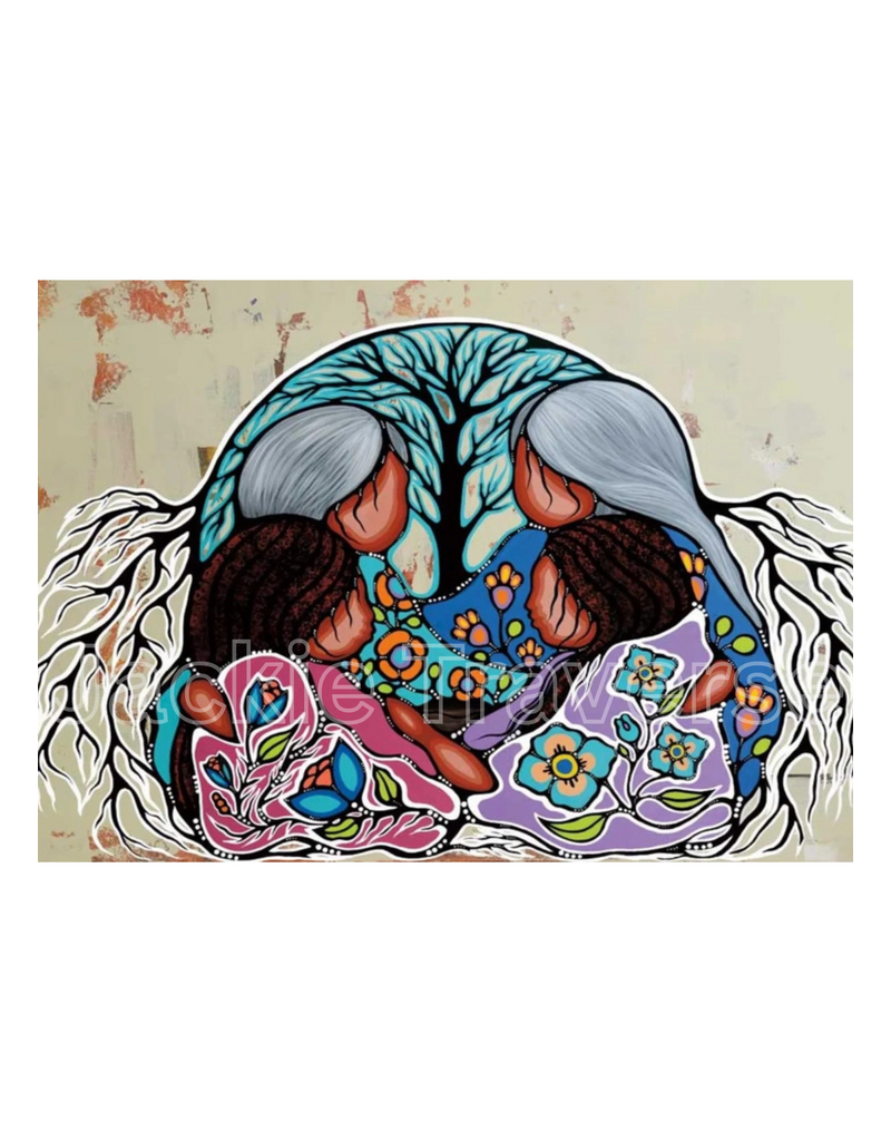 Tree of Knowledge Art Print By Artist Jackie Traverse (18"x12")